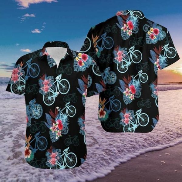Bicycle 3d All Over Printed Hawaiian Shirt