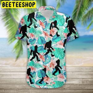 Bigfoot 3d All Over Printed Trending Hawaiian Shirt-1