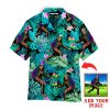 Bigfoot Happy Mardi Gras Fat Tuesday Tropical Hawaiian Shirt