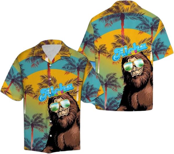 Bigfoot Hawaiian Shirt-1