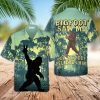 Bigfoot Hawaiian Shirt Bigfoots Saw Me Hawaiian Shirt