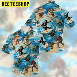 Bigfoot Trending Hawaiian Shirt-1