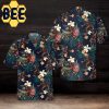Bigfoot With Tropical Leaves Funny Halloween Hawaiian Shirt-1