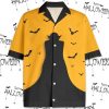Black And Yellow Dracula Halloween Hawaiian Shirt