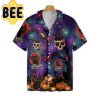 Black Cat Halloween Hawaiian Shirt-1