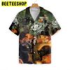 Black Cat The Pumpkin Halloween Trending Hawaiian Shirt-1