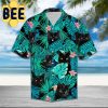 Black Cat Tropical Hawaiian Shirt-1