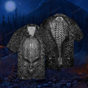 Black Skull Hawaiian Shirt Hawaiian Shirt For Men Hawaiian Shirt