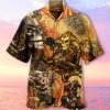 Blood A King In Heart Clown Skull Aloha Hawaiian Shirt