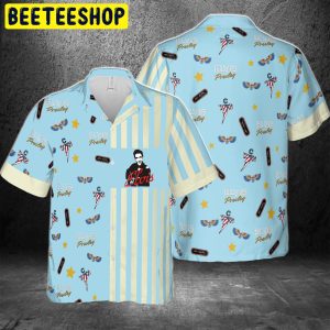 Blue Art The King Elvis Presley Trending Hawaiian Shirt-1