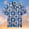 Blue Maple Leafs Retro Toronto Hawaiian Shirt