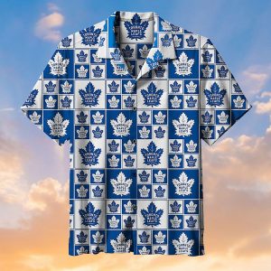 Blue Maple Leafs Retro Toronto Hawaiian Shirt