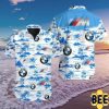 Bmw Logo Tropical Flower Trending Hawaiian Shirt-1
