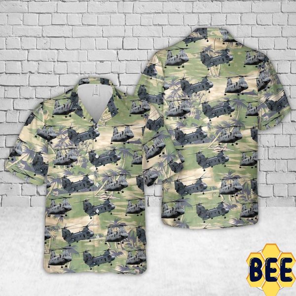 Boeing Vertol Ch-46 Sea Knight Usmc Trending Hawaiian Shirt-1