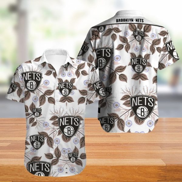 Brooklyn Nets Hawaiian Shirt Flower summer new design