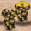 Bruins Hawaiian Shirt Flower Palm Leaves Boston Bruins Gift