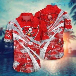 Buccaneers Hawaiian Shirt Flower Pattern Logo Tampa Bay Buccaneers Gift