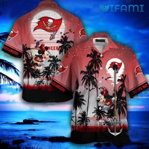 Buccaneers Hawaiian Shirt Mickey Mouse Anchor Tampa Bay Buccaneers Gift