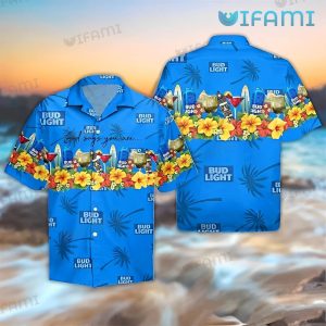 Bud Light Hawaiian Shirt God Says You Are Beer Lovers Gift