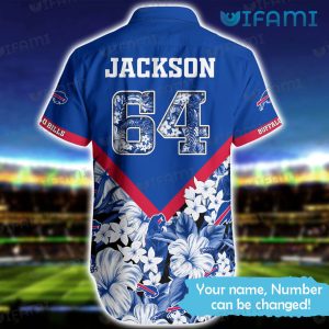 Buffalo Bills Hawaiian Shirt Custom Hibiscus Buffalo Bills Gift