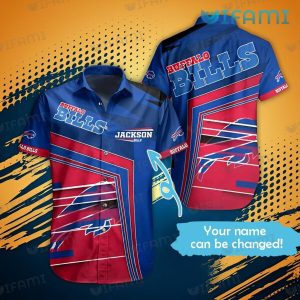 Buffalo Bills Hawaiian Shirt Custom Red Blue Buffalo Bills Gift