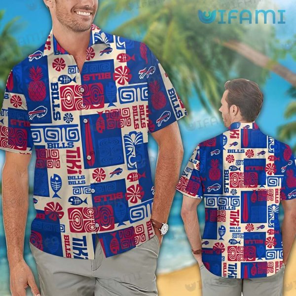 Buffalo Bills Hawaiian Shirt Fish Pineapple Flower Buffalo Bills Gift