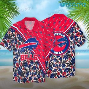 Buffalo Bills Hawaiian Shirt Flower Pattern Bill Pattern Buffalo Bills Gift