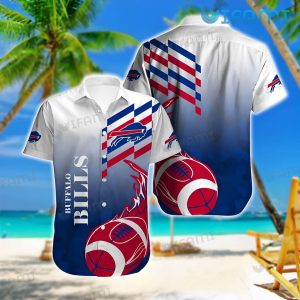 Buffalo Bills Hawaiian Shirt Football On Fire Classic Buffalo Bills Gift