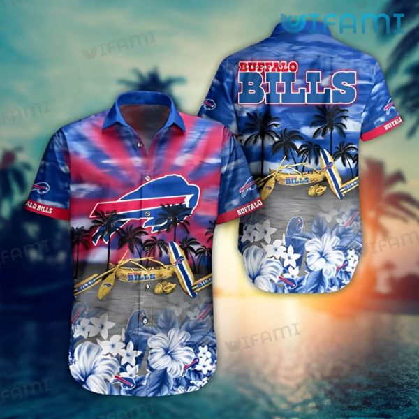 Buffalo Bills Hawaiian Shirt Kayak Beach Coconut Buffalo Bills Gift
