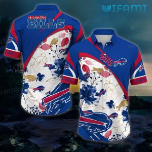Buffalo Bills Hawaiian Shirt Tropical Hibiscus Buffalo Bills Gift