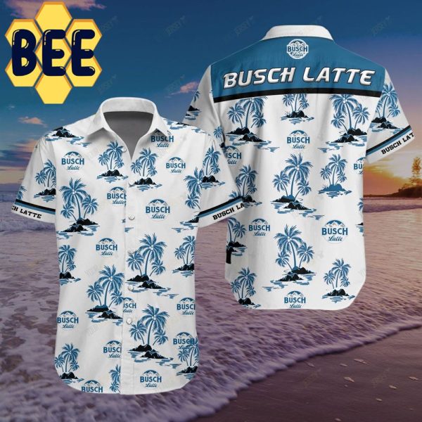 Busch Latte Hawaiian Shirt-1
