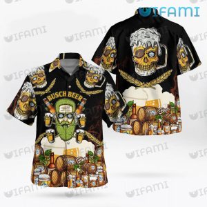 Busch Light Hawaiian Shirt Busch Beer Skull Beer Lovers Gift