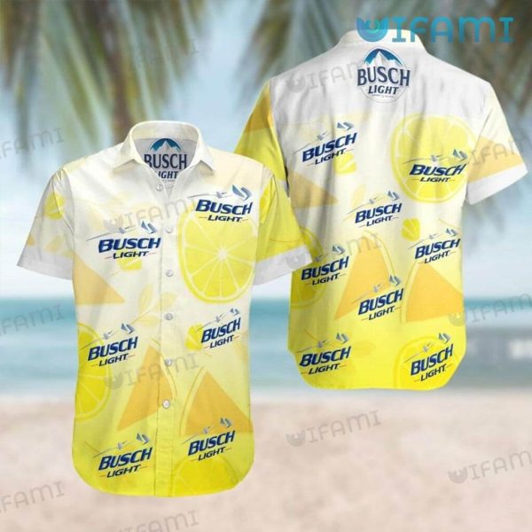 Busch Light Hawaiian Shirt Orange Beer Lovers Gift