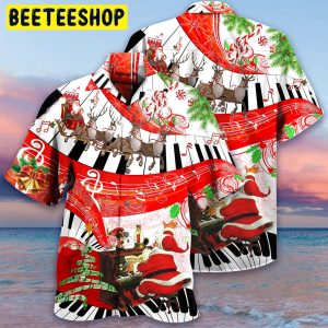 Christmas Love Music Trending Hawaiian Shirt-1