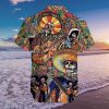 Cover Your Body With Amazing Lets Play A Guitar Skull Unisex Hawaiian Shirts