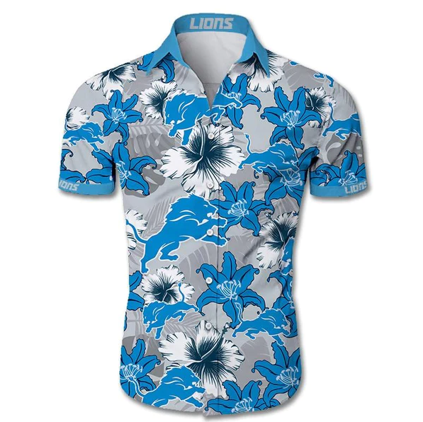 Detroit Lions Hawaiian Shirt Detroit Lions Hawaiian Shirt