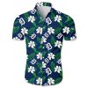 Detroit Tigers Hawaiian Shirt Tropical flower gift for fans