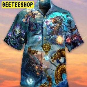Dragon Love Life Design Trending Hawaiian Shirt-1