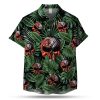 Firefighter Skull Hawaiian Shirt