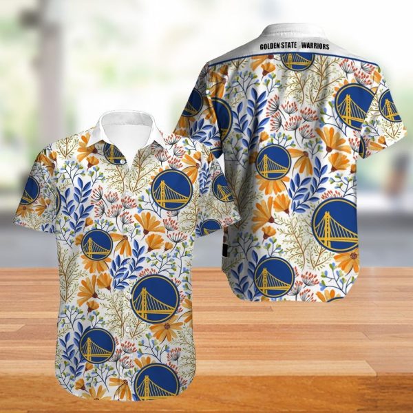 Golden State Warriors Hawaiian Shirt Flower summer new design