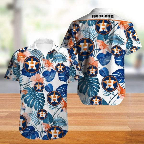 Houston Astros Hawaiian Shirt flower summer gift for fans