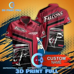 NFL Atlanta Falcons Hawaiian Shirt And Short This Summer FVJ3