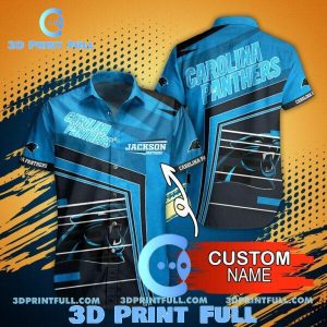 NFL Carolina Panthers Hawaiian Shirt And Short This Summer FVJ3