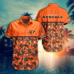 NFL Cincinnati Bengals Hawaiian Shirt Style Trending Summer