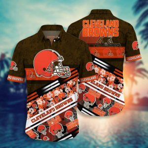 NFL Cleveland Browns Hawaiian Shirt Short Style Hot Trending