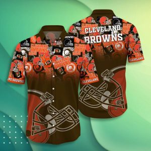 NFL Cleveland Browns Hawaiian Shirt Short Style Hot Trending Summer 02