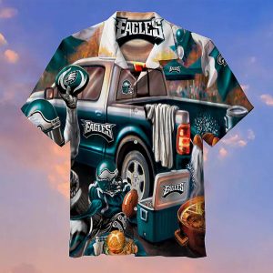 NFL Philadelphia Eagles Hawaiian Shirt Short Sleeve