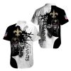 New Orleans Saints button-up shirt Iron Maiden gift for Halloween