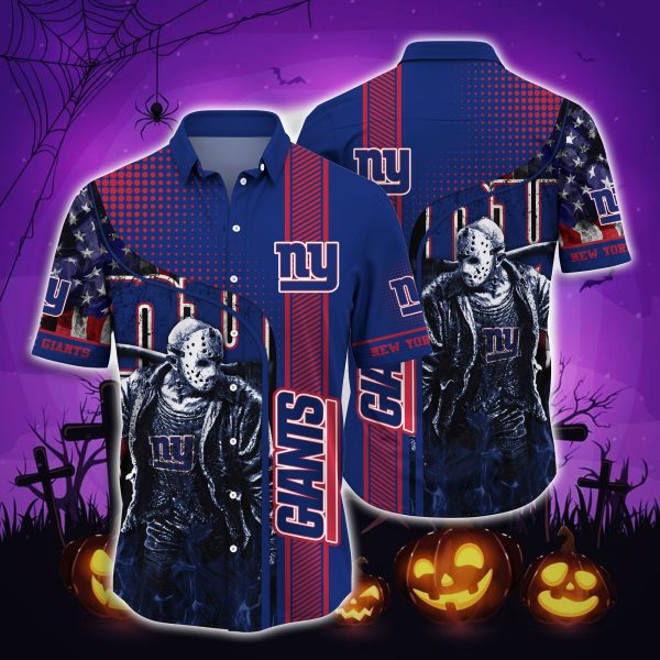 New York Giants Halloween-aloha shirt