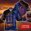 New York Giants Hawaiian Shirt tropical island personalized